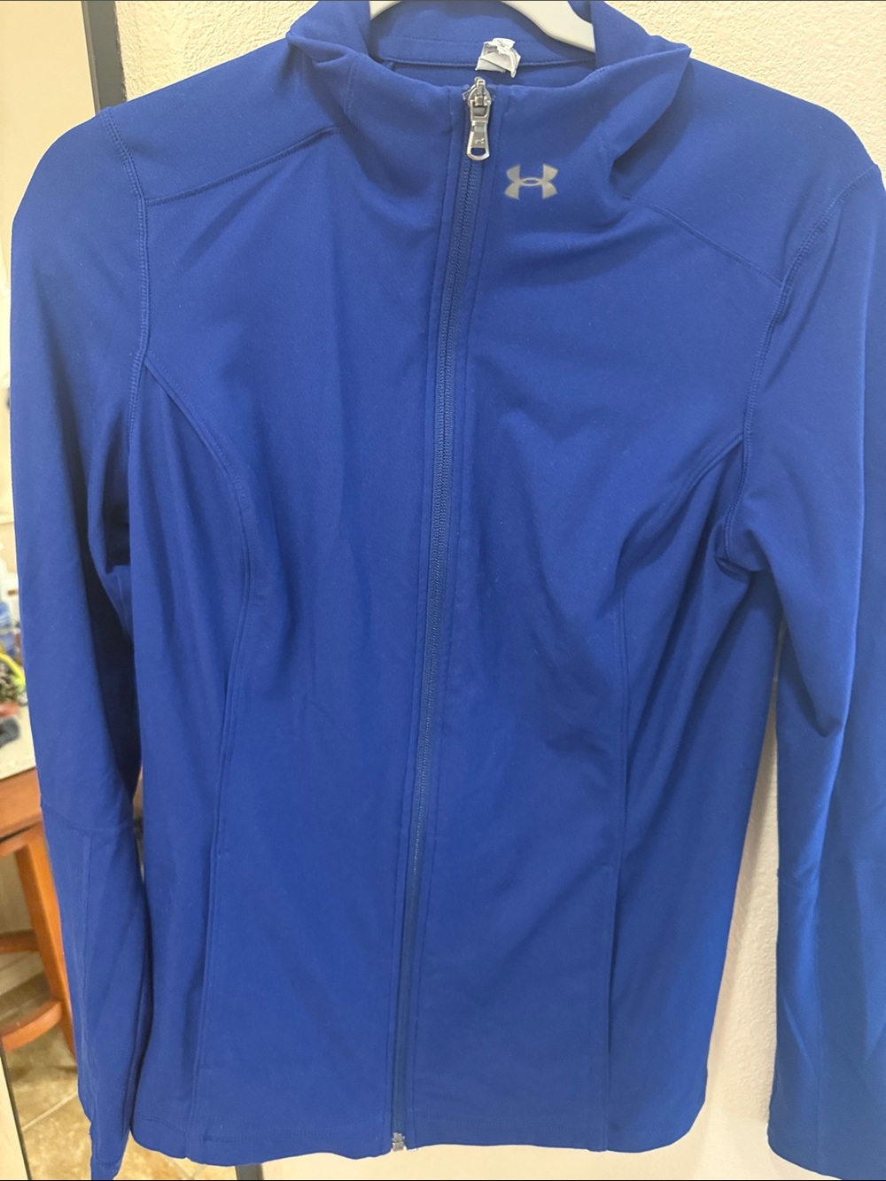 Under Armour Women's Royal Blue Full-Zip Utility Jacket